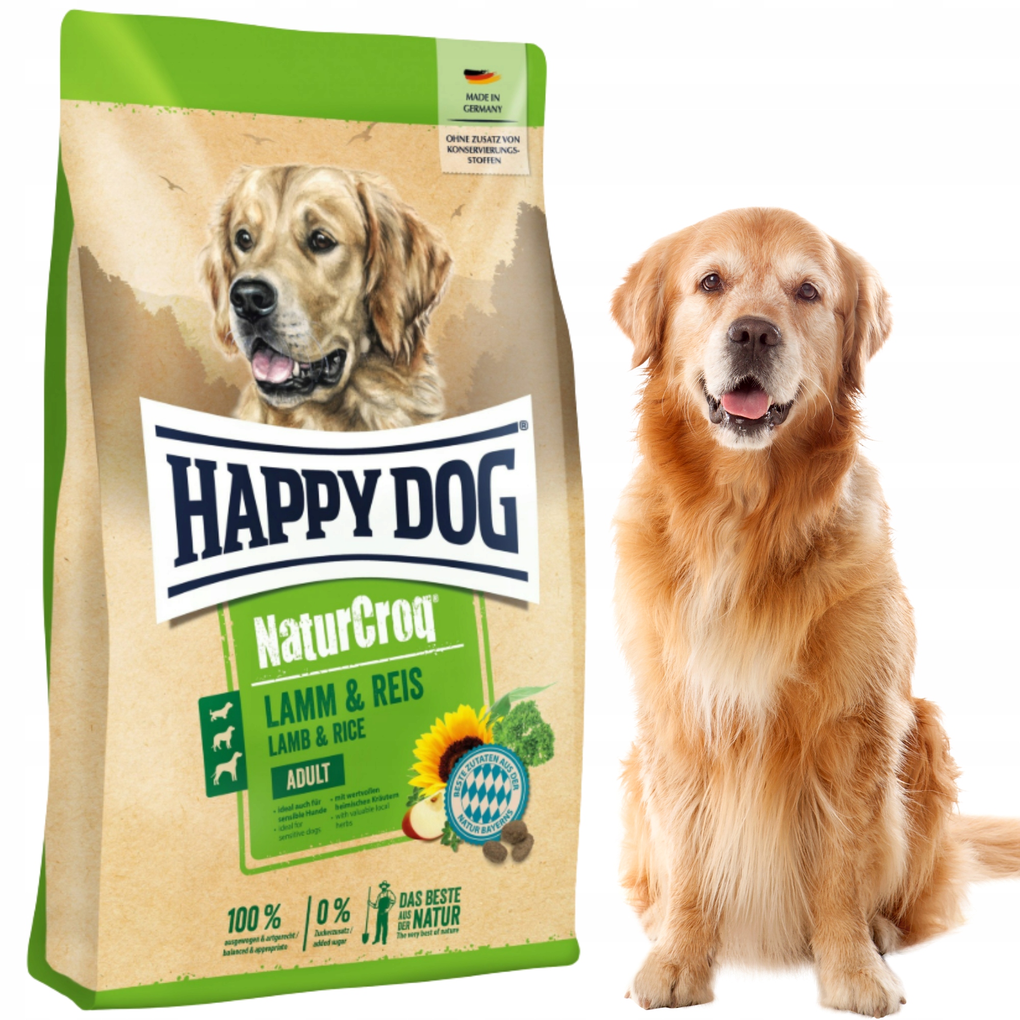 Happy Dog NaturCroq jagnięcina/ryż karma sucha dla psa 15kg