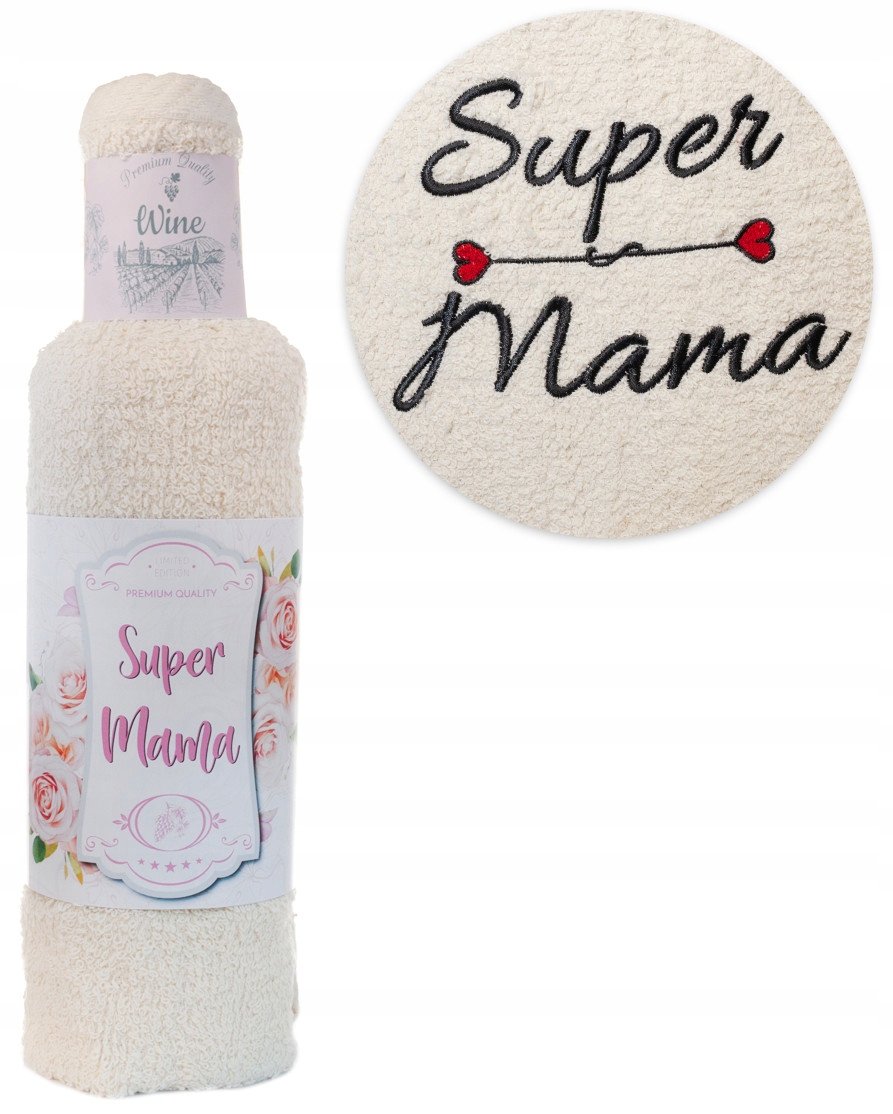 

Ręcznik dla Mamy z haftem Mama 400 Gsm
