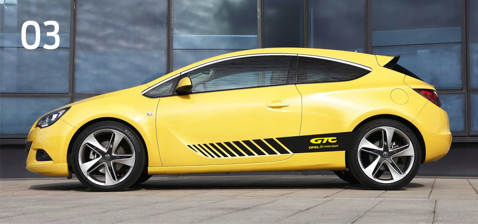 Samolepky na auto Opel Astra j 03