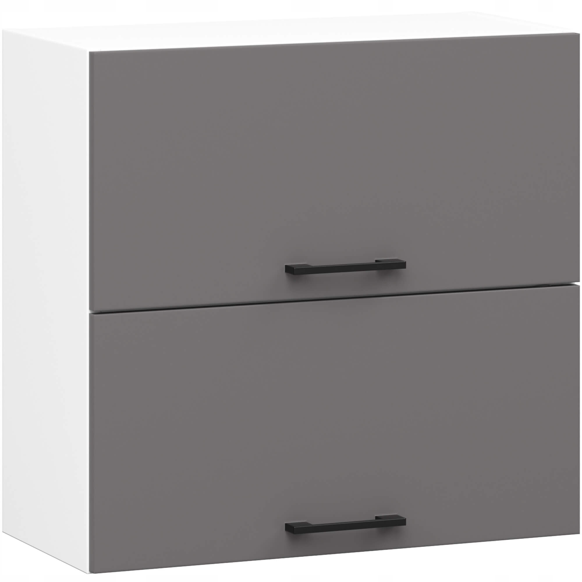 Skriňa Oliwia W60 G2 H580 Biela Grafitová Šedá Akd