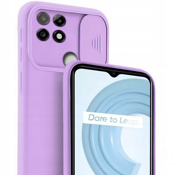 

Etui CamShield Silicone do Realme C21 Szkło