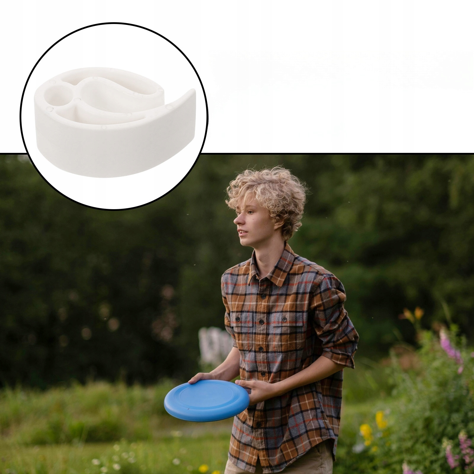 PRZENOŚNY KLIP W ZABAWKACH OUTDOOROWYCH BIAŁY Rodzaj inny