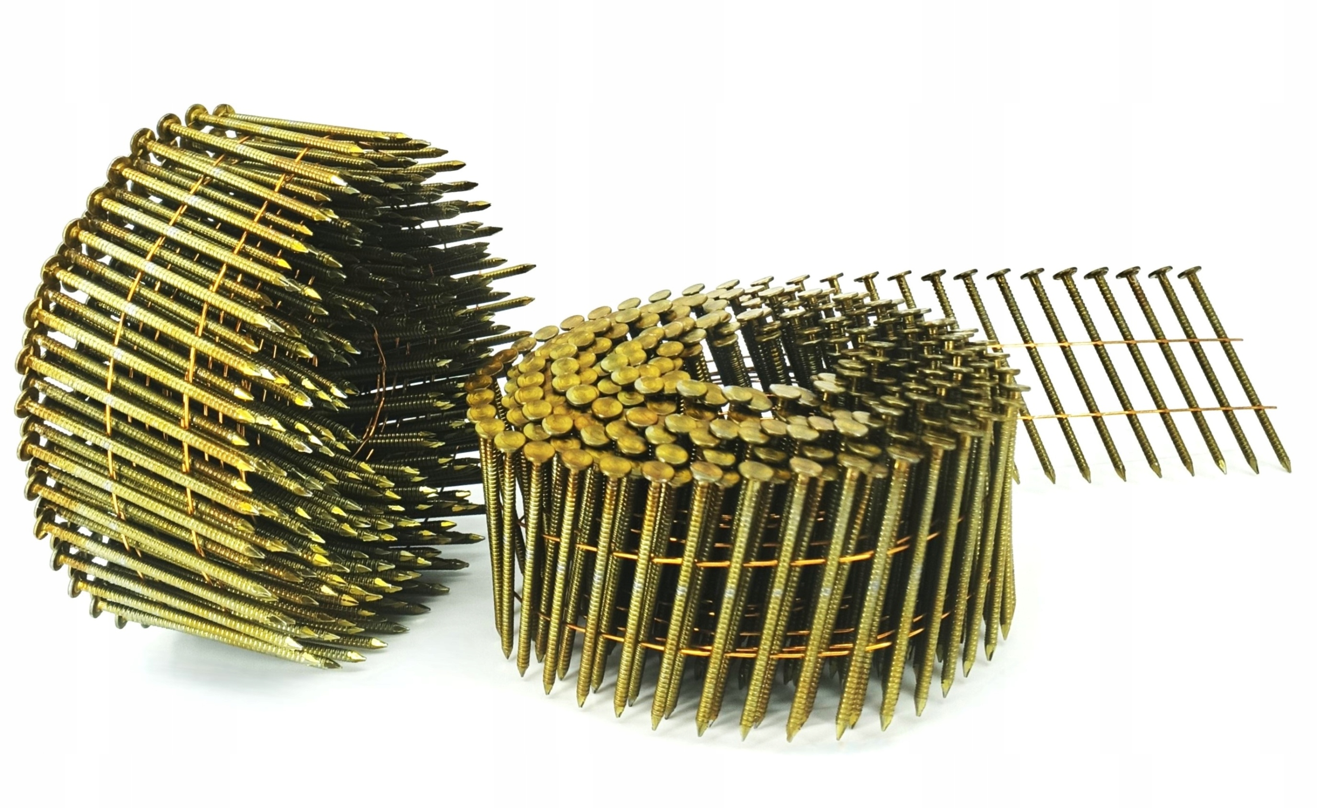 Gwoździe do gwoździarki 2,1x25mm bębnowe 16000szt koletowane łączone drute