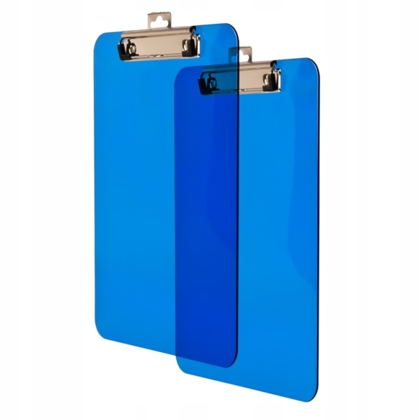 

Deska Z Klipem A4 Tetis Niebieska Transparentna