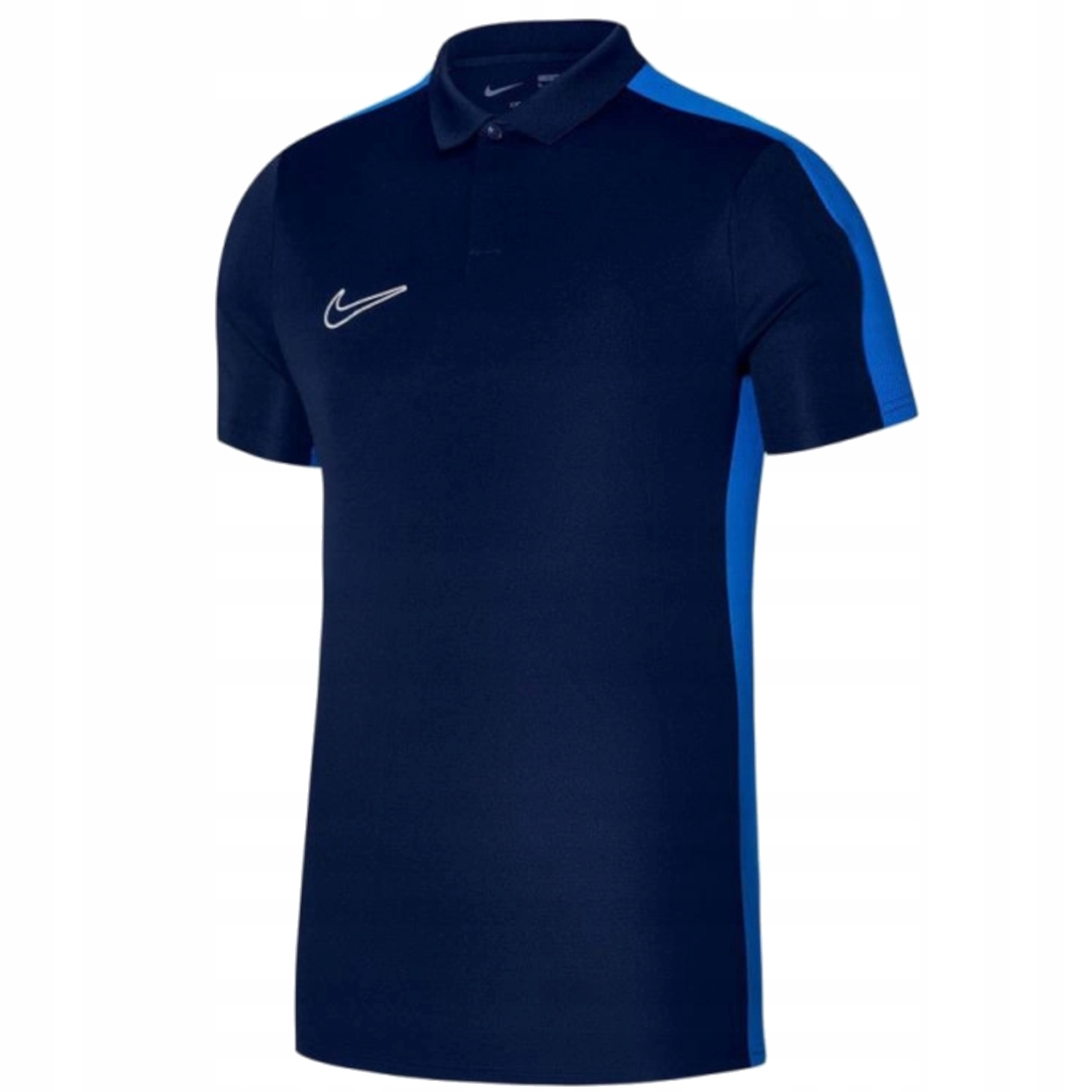 Nike Df Academy 23 Ss Polo [M] Pánská Polokošile Polyester Tmavě modrá