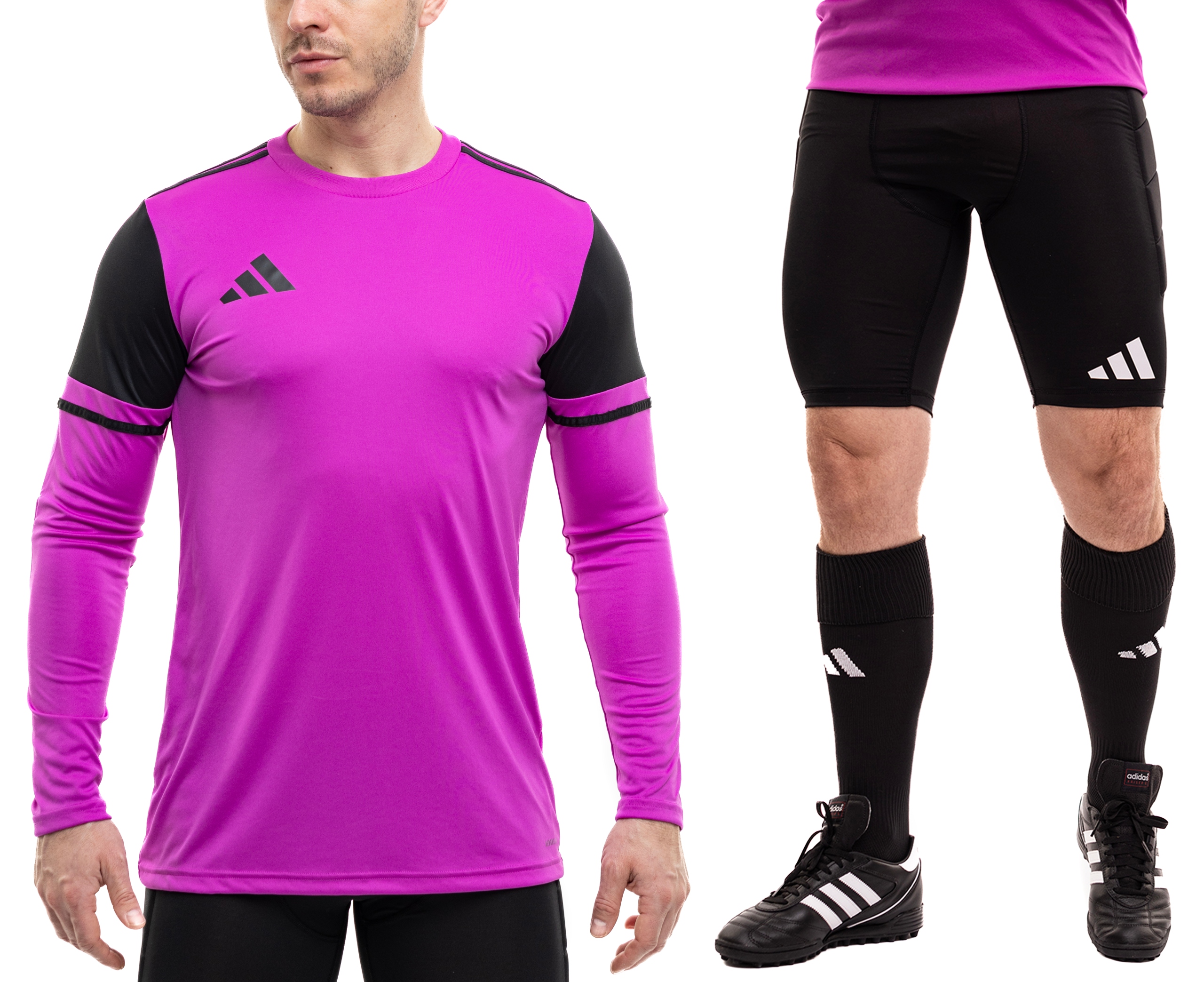 Brankářský komplet adidas Sportovní oblečení Squadra 25 Tričko Kraťasy L