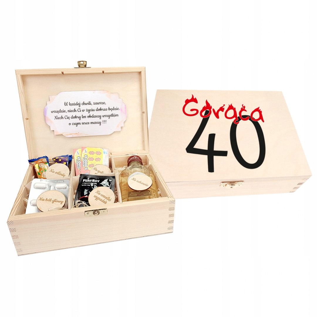 

Pudełko Niezbędnik Gorąca 40 upominek śmieszny