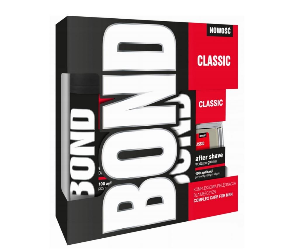 

Bond woda po goleniu 100ml i dezodorant 150ml