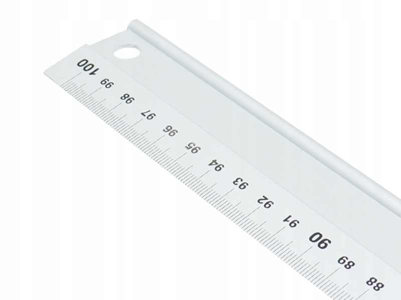 WARSZTATOWA LINIJKA METALOWA ALUMINOWA 100 CM 1M WARSZTATOWA DO ZAWIESZENIA Typ linijka