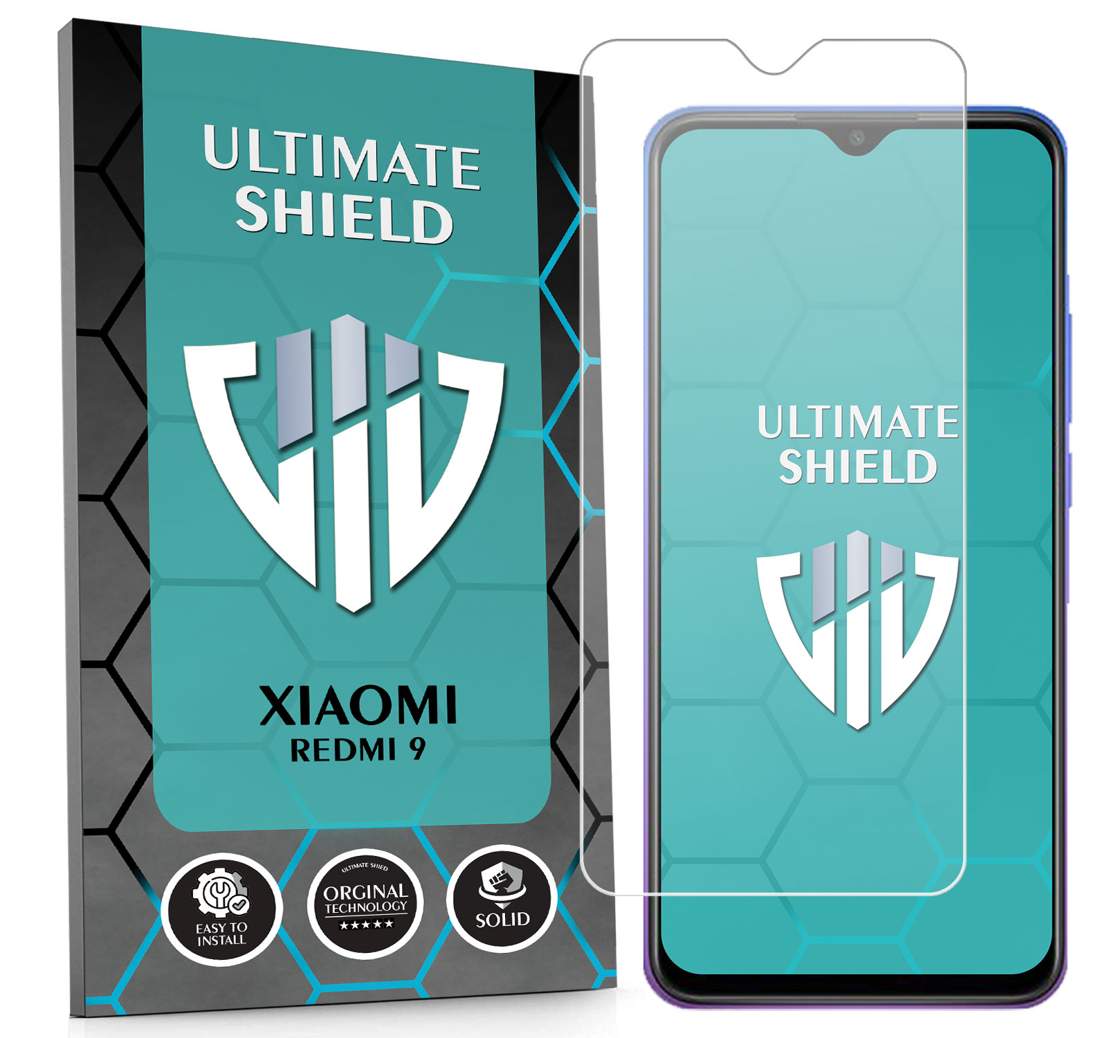 Sklo 3x Displej 7x Fotoaparát Rychlý Objektiv Pro Xiaomi Redmi 9