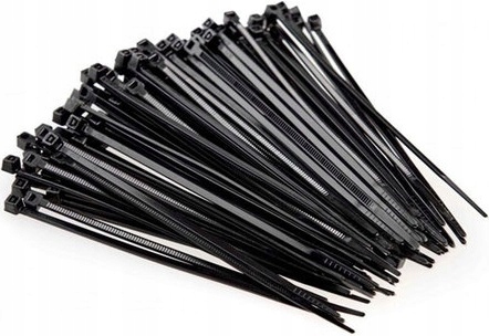 Trytytki Trytki Opaski Zaciskowe Czarne Mocne Kablowe 2,5 x 100mm 100sztuk