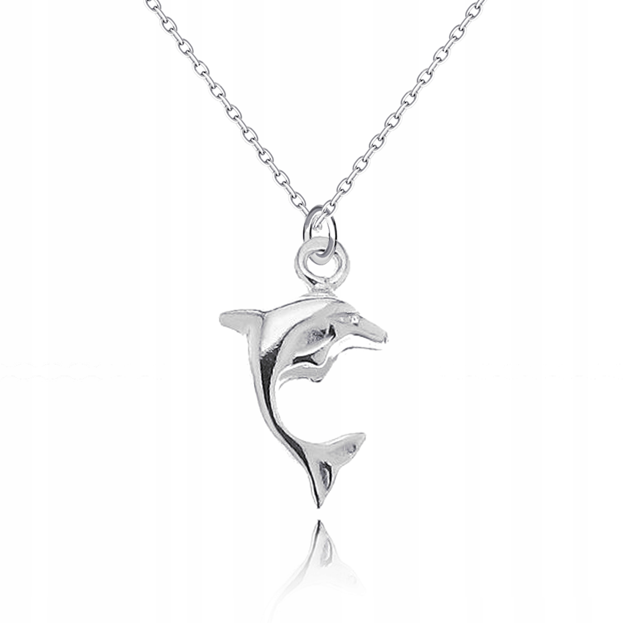 

Srebrny Naszyjnik Delfin Delfinek srebro 925