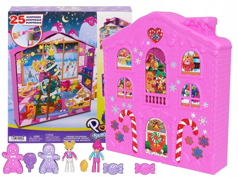 LALKA POLLY POCKET KALENDARZ ADWENTOWY 2 laleczki