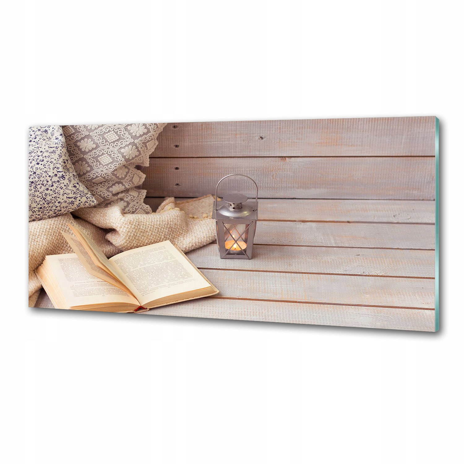 Panel lacobel Relax pri knihe 125 x 50 cm Lepidlo