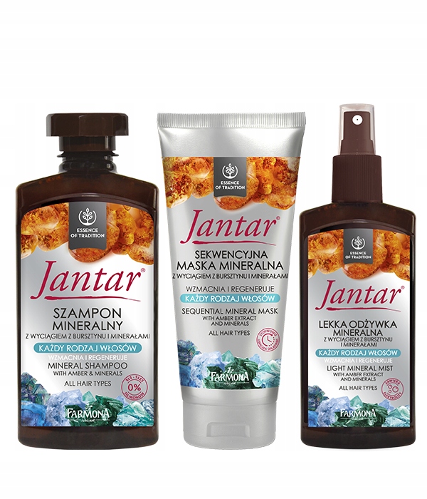 FARMONA JANTAR KRIO MASKA ZAKWASZAJĄCA WŁOSY ZNISZ Pojemność 200 ml