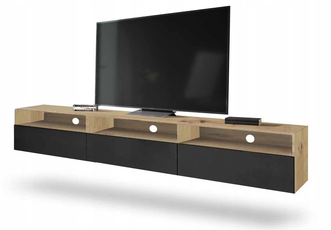 Duża szafka RTV 270 cm komoda pod TV