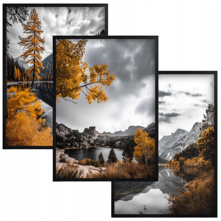 Obrazy na ścianę Plakaty ścienne Jesień Góry dekoracja do biura gabinetu