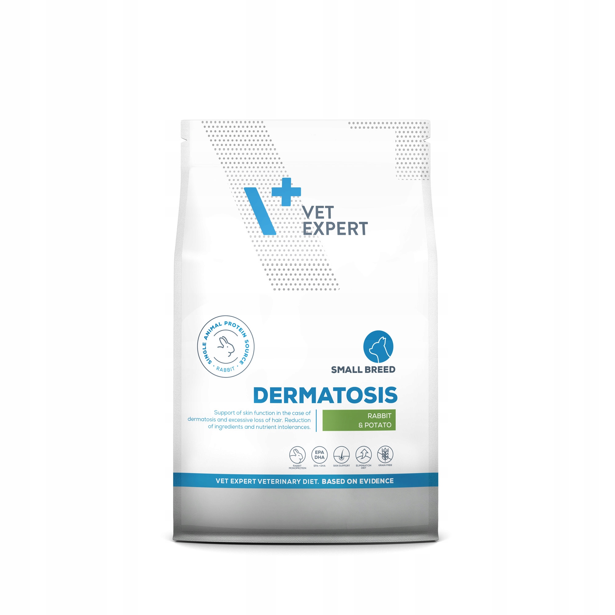 Levně 4T VetExpert Dog Dermatosis Rabbit Malá plemena 2 kg