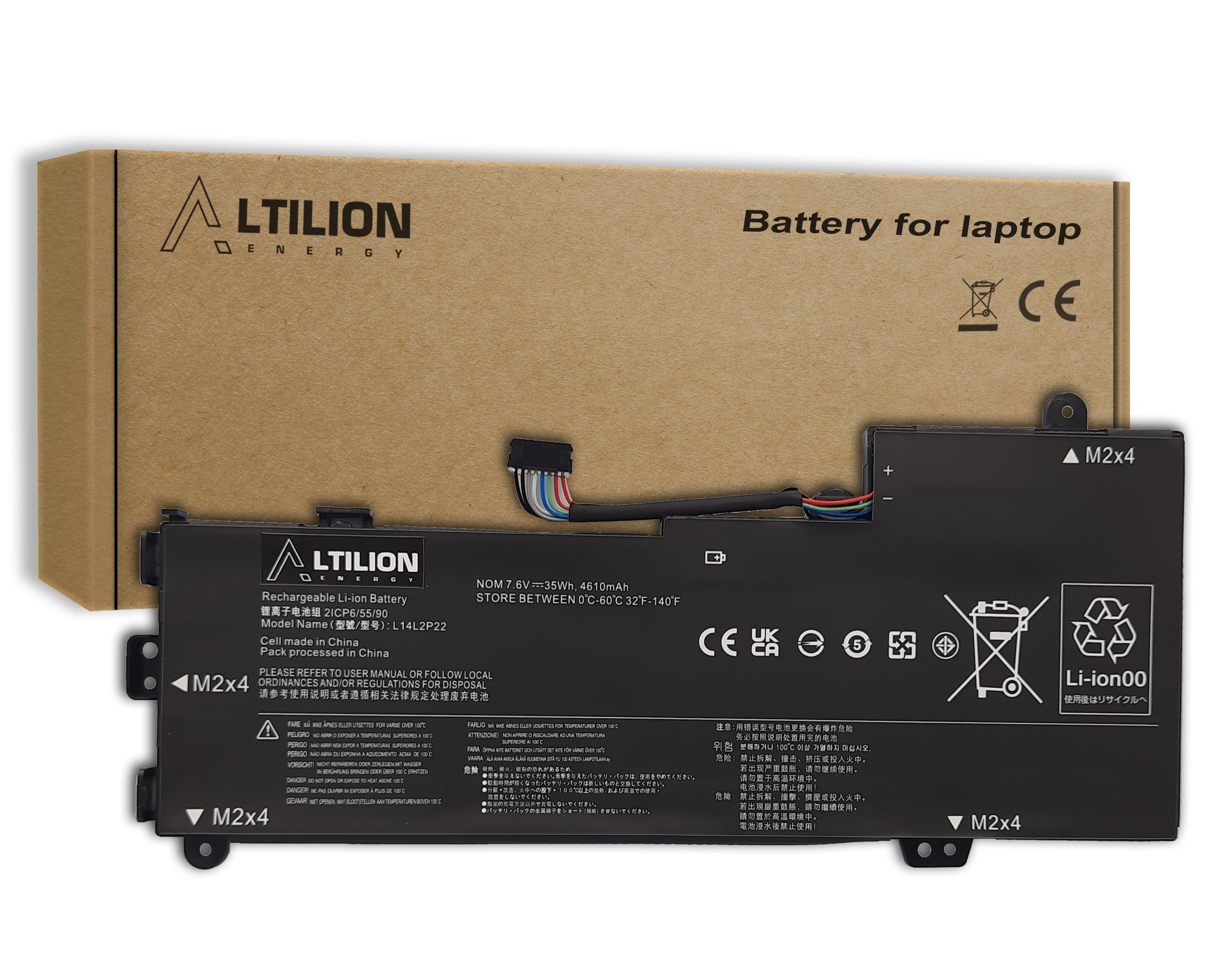 Baterie Altilion Energy L14L2P22 je kompatibilní s modelem Lenovo