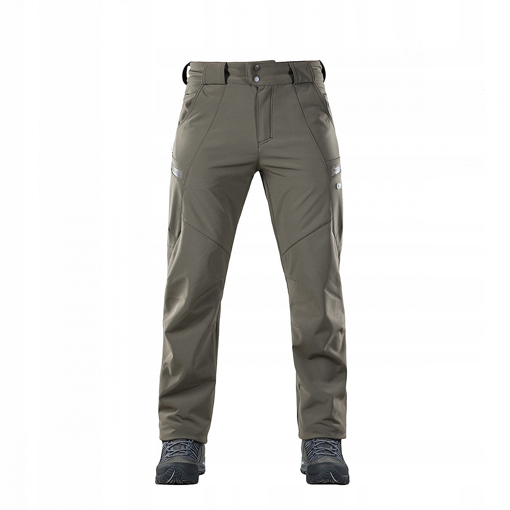 M-Tac Spodnie Taktyczne Zimowe M-Tac Softshell Bojówki Winter Ykk Olive XL