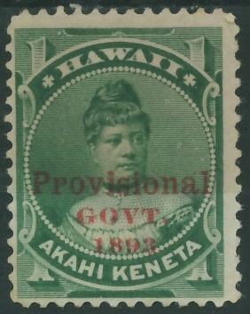 Hawaii 1 cent - Postać Kobieta / Provisional Govt. 1893