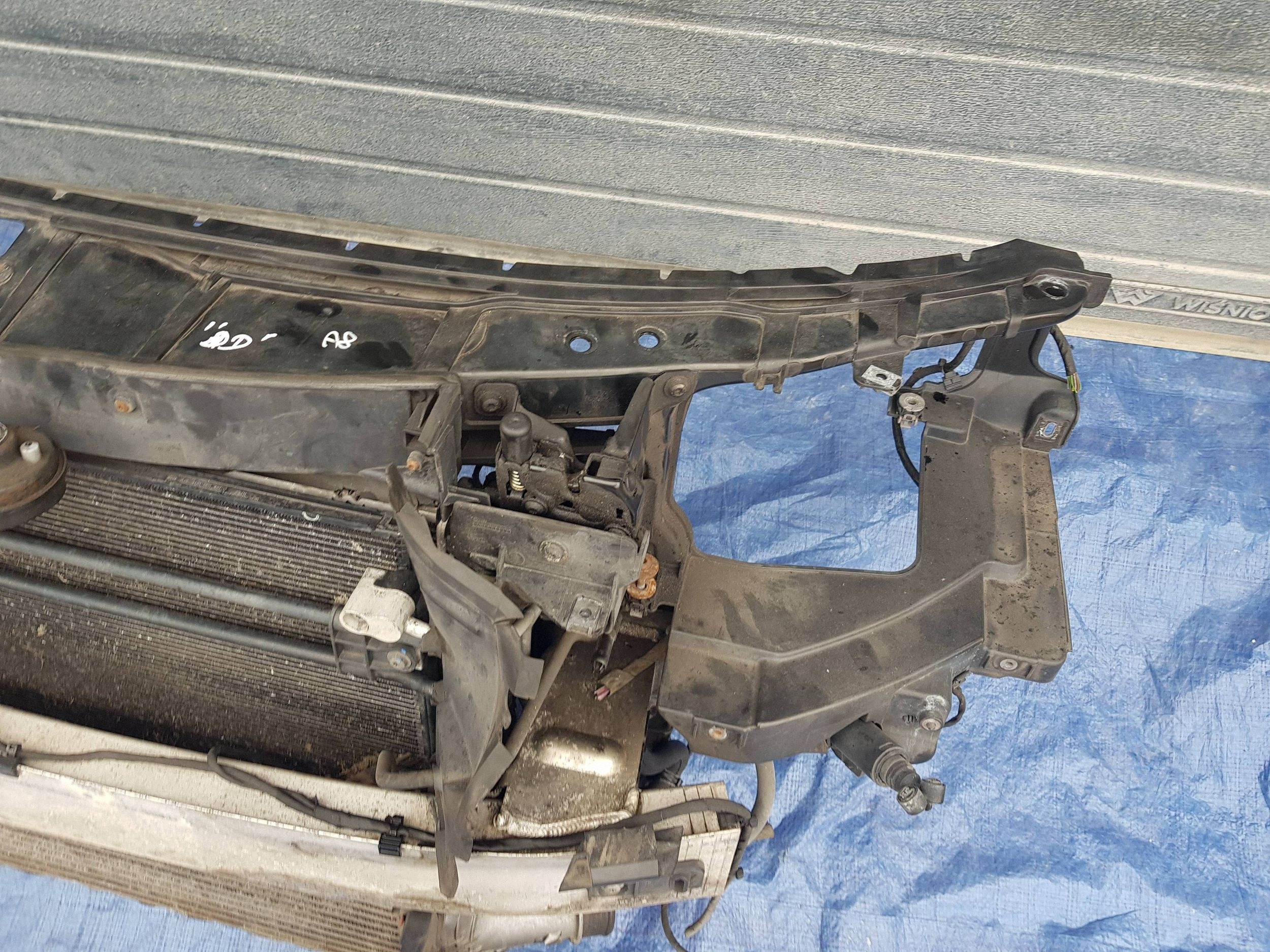 support panel for radiators radiator AUDI A8 D4 4H 3.0 TDI
