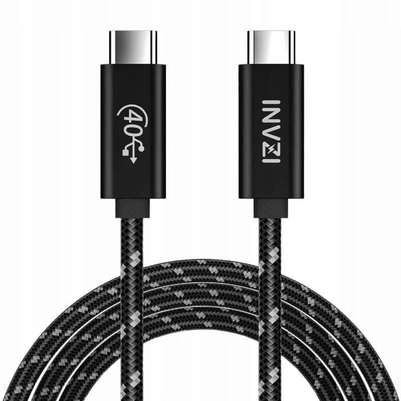 Kabel Invzi Usb typ C Usb typ C 2 m černý
