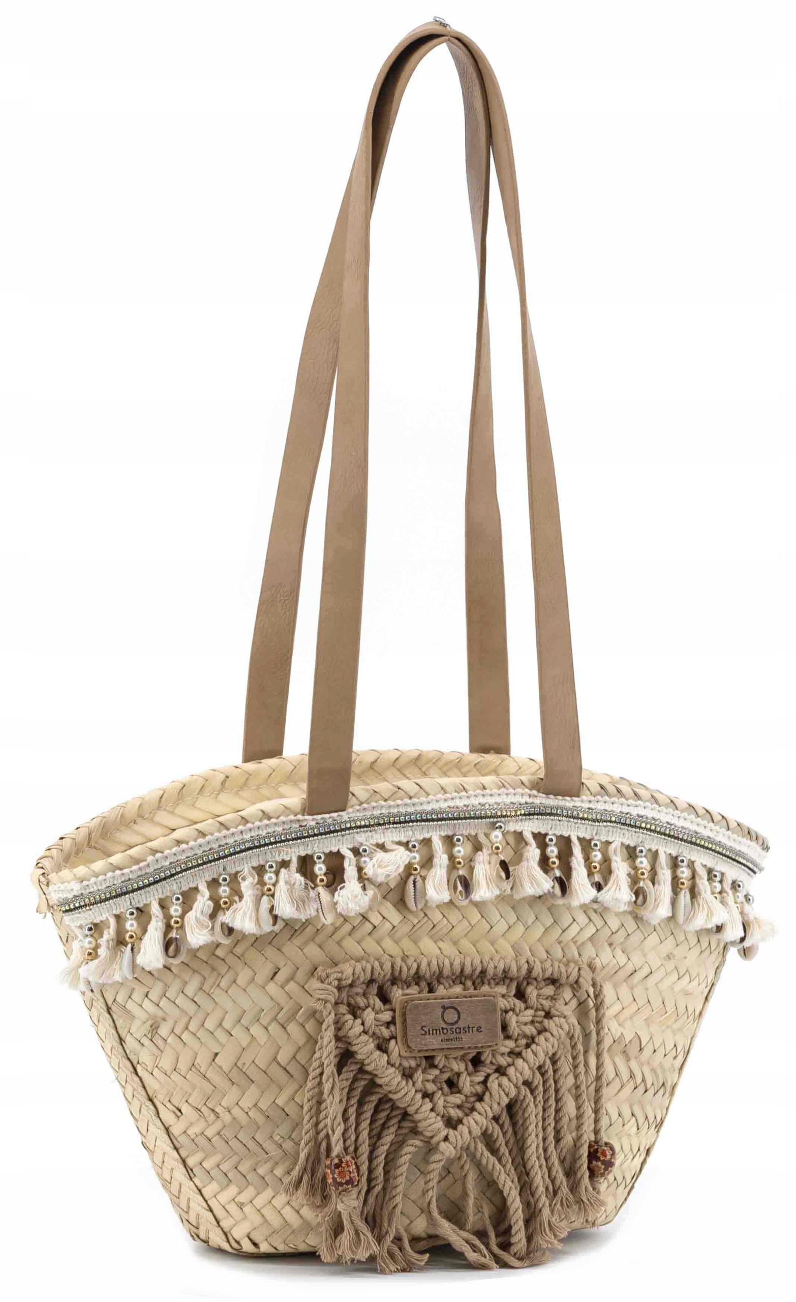 Kosz torebka pojemna na plażę, ozdobna Simó Sastre Marka inna