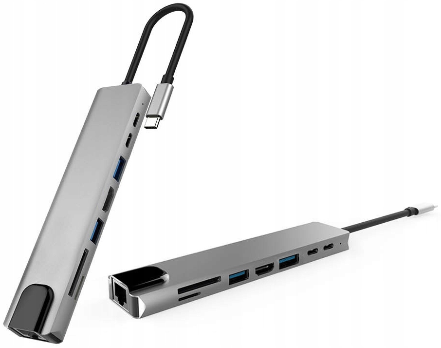 

Adapter Thunderbolt Hdmi 4K RJ45 Sd Tf Usb C 3.1