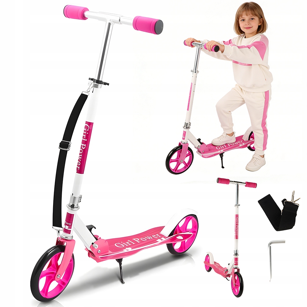 Hulajnoga Dziecięca Metalowa Antypoślizgowa Podstawa Ergonomiczny Uchwyt