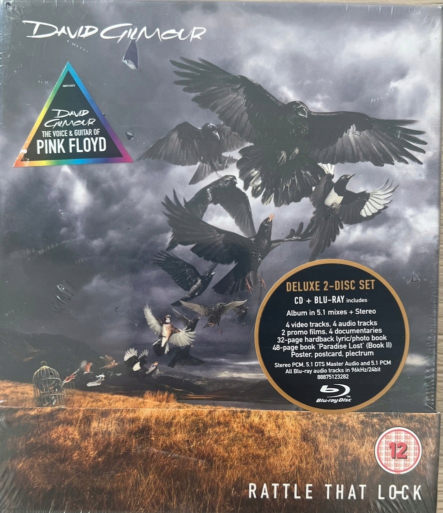 * David Gilmour RATTLE THAT LOCK CD + BLURAY 13369242371 Sklepy