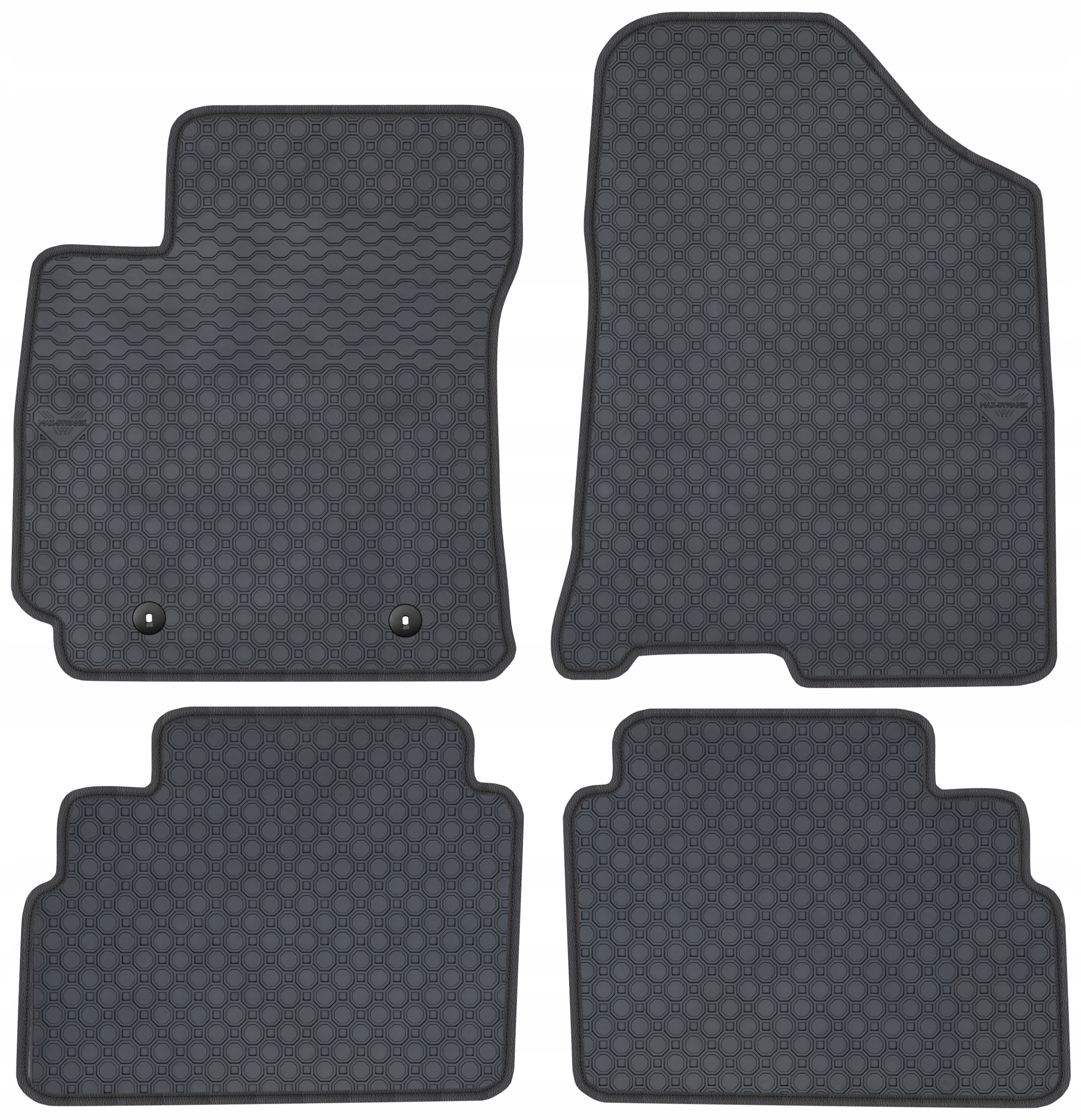 Hyundai Kona II Crossover 2023- Dywanik gumowe PrimeLiner - Czarne Producent Max-Dywanik