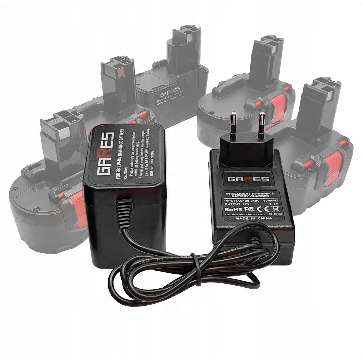 

Ładowarka do Bosch NiCd NiMh 7,2 9,6 12 14,4 18V