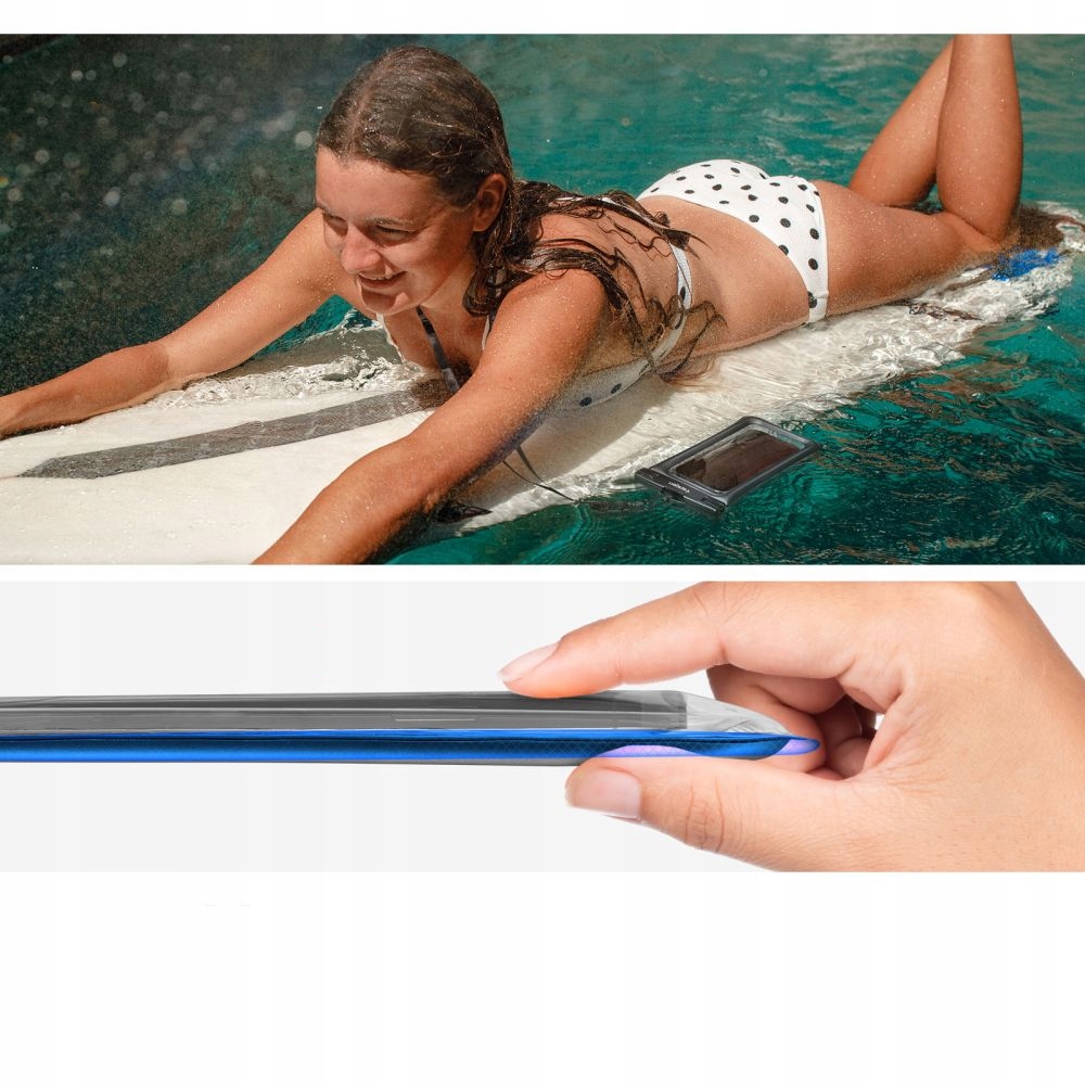 ETUI WODOSZCZELNE IPX8 NA TELEFON BASEN KAJAK Model A610