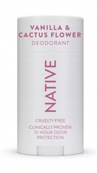 Native Vanilla & Cactus Flower 75 g – tuhý deodorant pro ženy