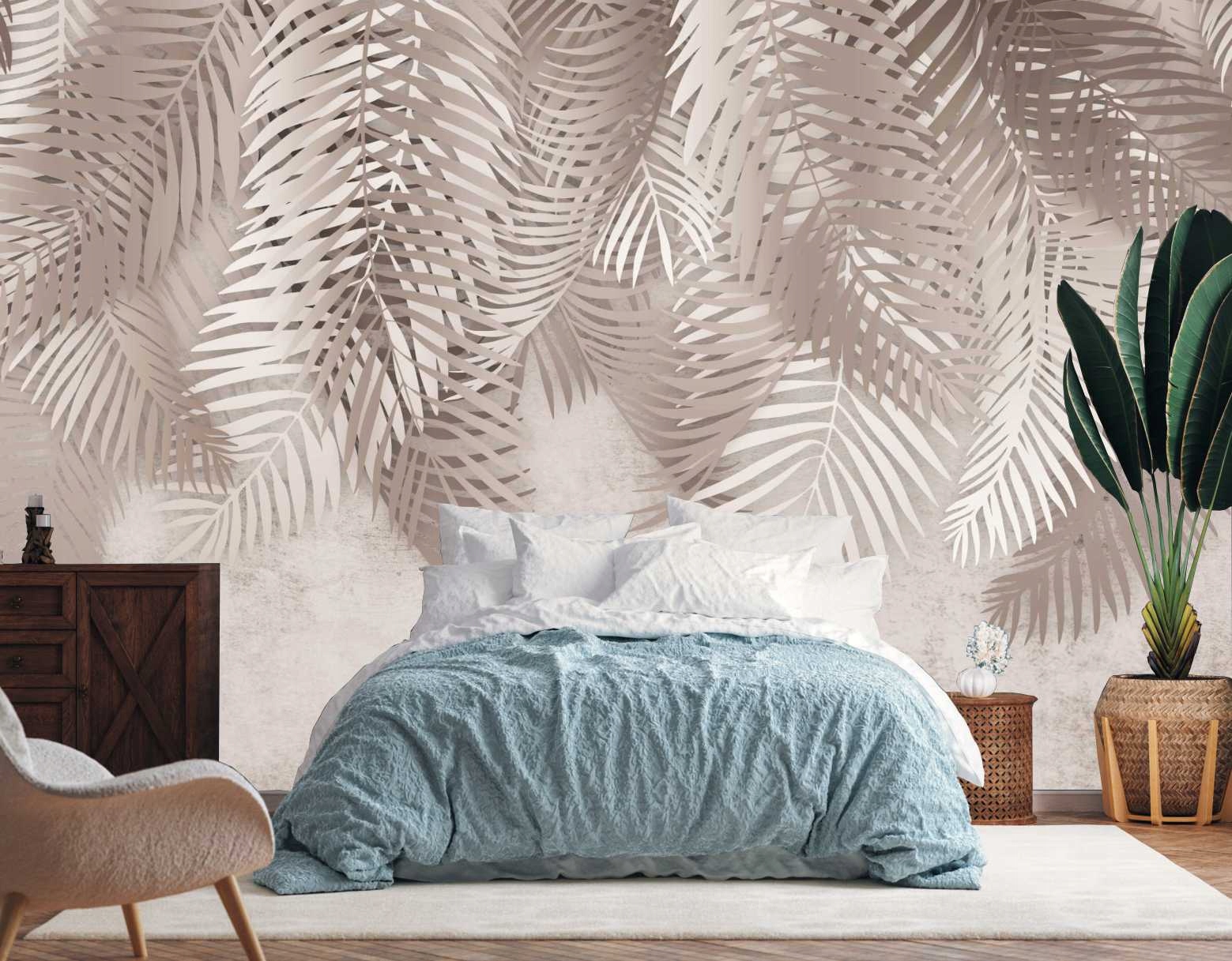 

Tapeta Fizelina Nowoczesna 3D Liście palmy 330x230