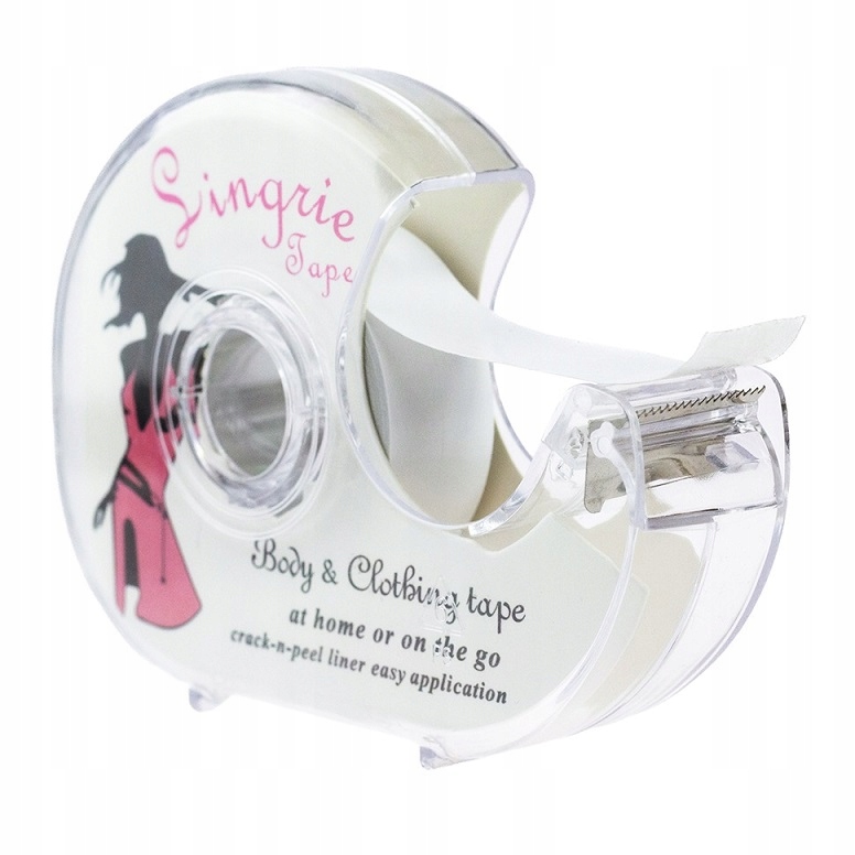 TAŚMA PLASTRY DWUSTRONNA DO UBRAŃ CIAŁA ROLKA DYSPENSER 5 m Marka bez marki