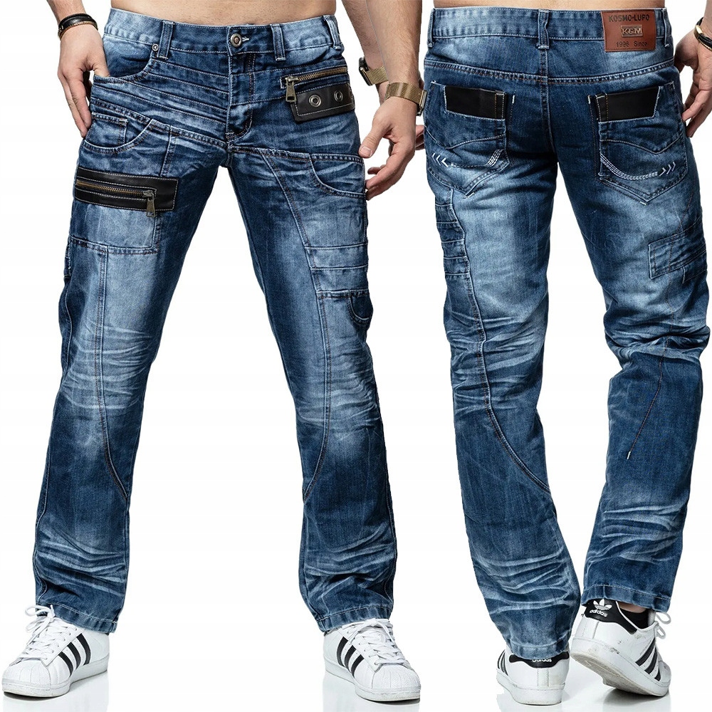 Kosmo Lupo kalhoty pánské KM012 L:32 jeans džíny 30 jeans