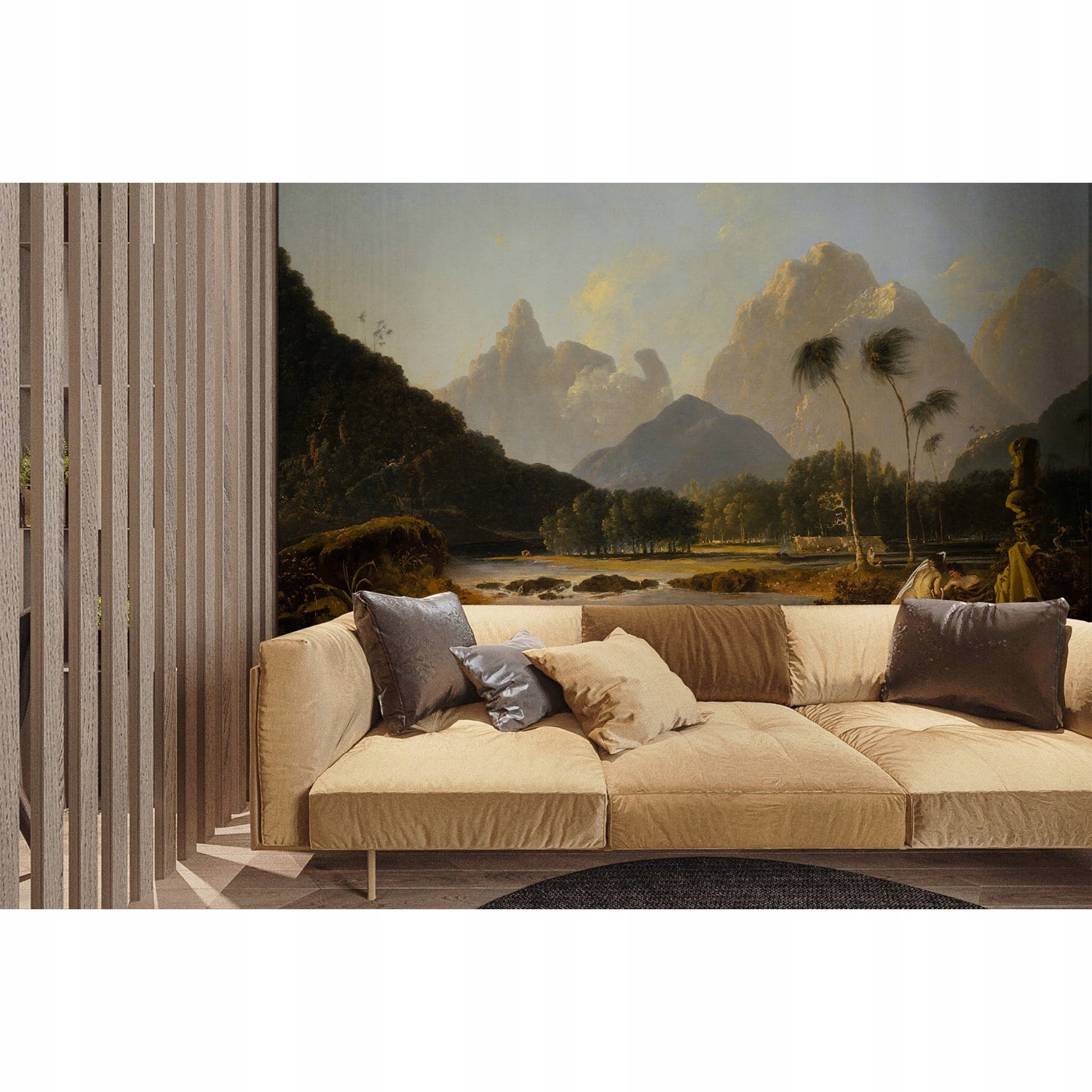 

Tapeta ścienna Vintage krajobraz dżungli 360x250cm