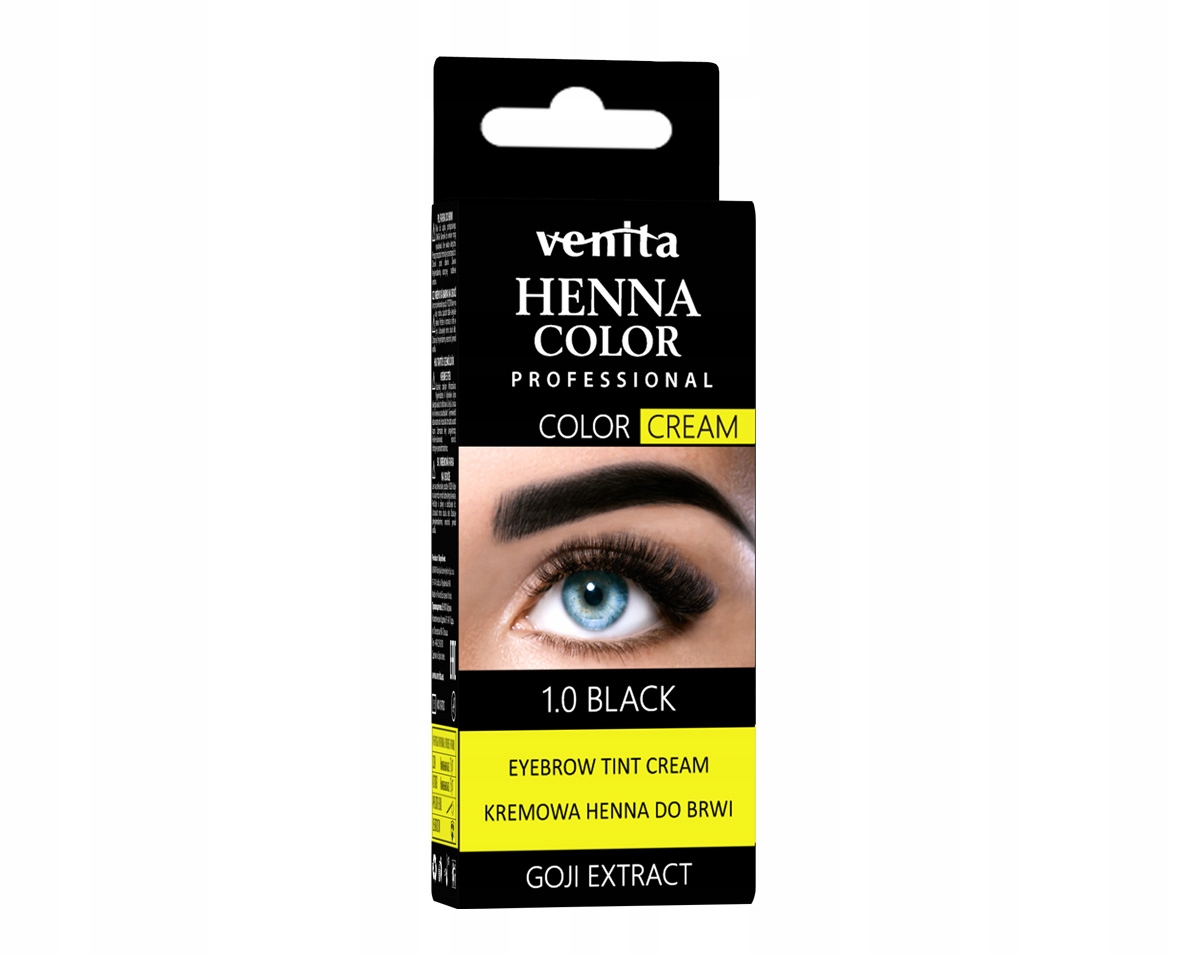 

Venita Henna Color do brwi w kremie Czarna