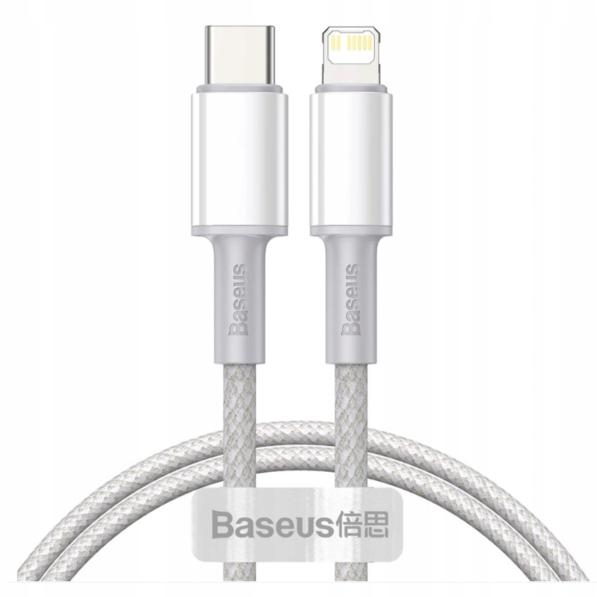 BASEUS KABEL USB-C LIGHTNING PD DO IPHONE 20W 1m