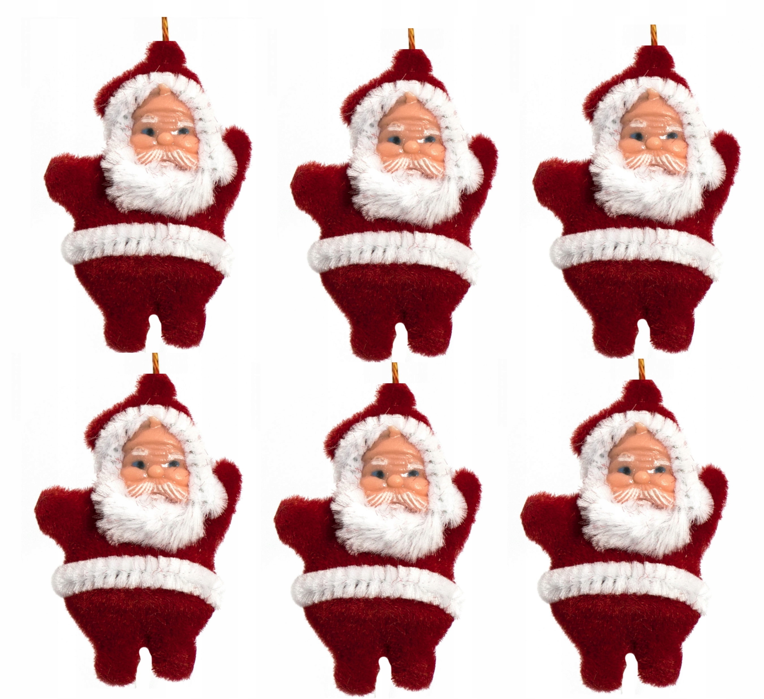 

Mikołaj Z Zawieszką Do Stroików Wianków 6sztuk