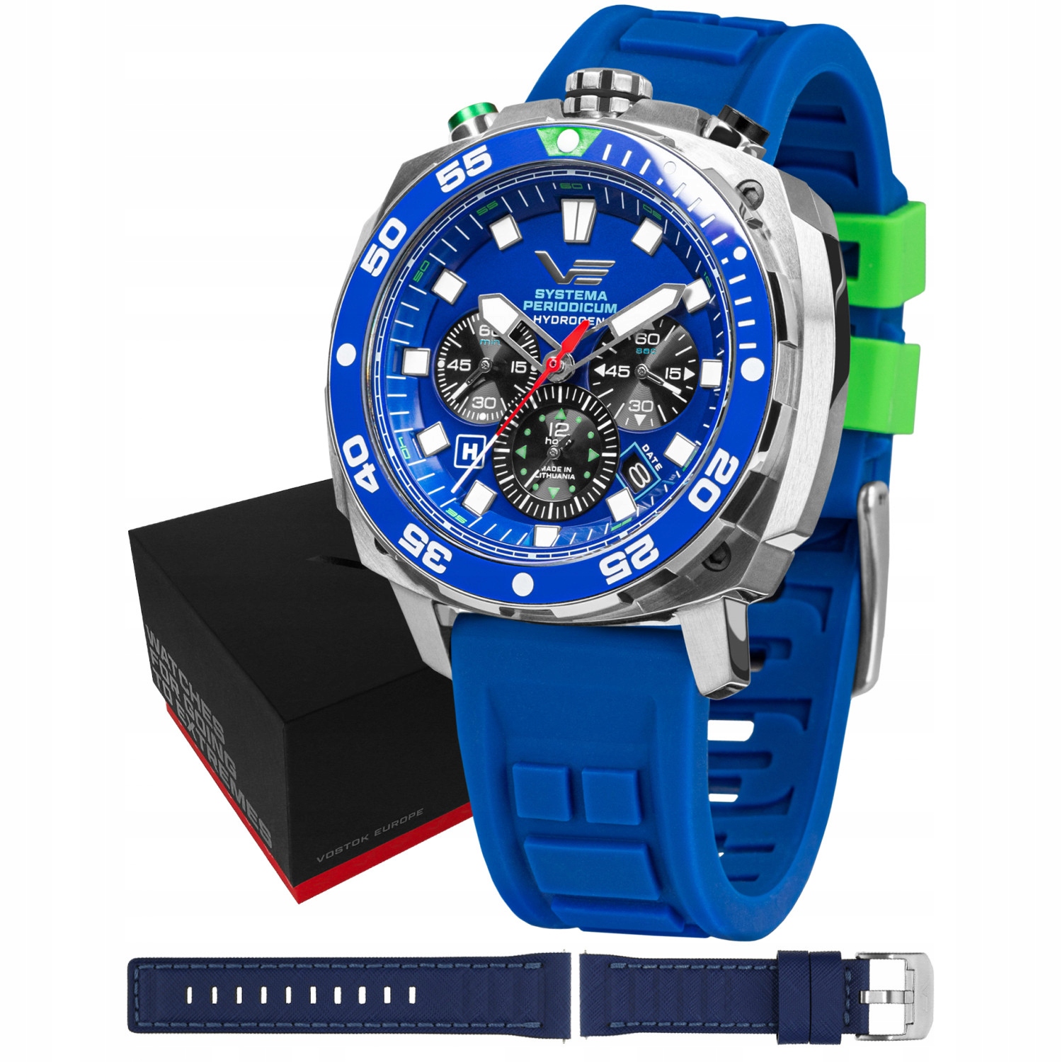 Pánské Hodinky Vostok Europe VK67-650A720S modré