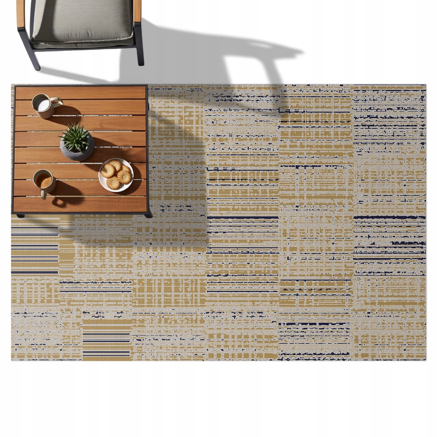 Koberec Pvc do zahrady Balkon Terasa Outdoor Klasická abstrakce 120x180