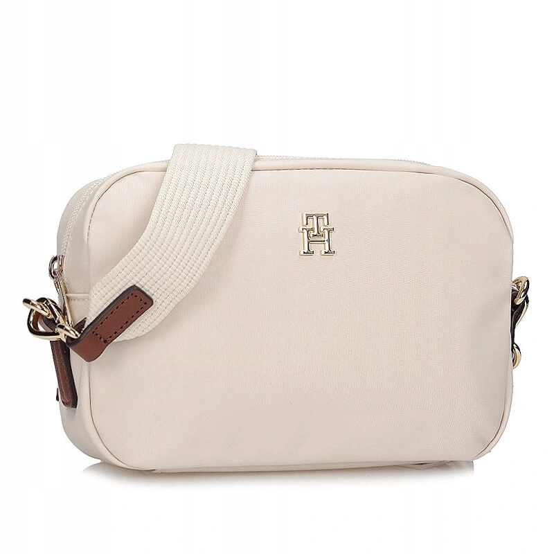 Dámská kabelka Tommy Hilfiger AW0AW117704 Aeo Popette Camera Bag krémová