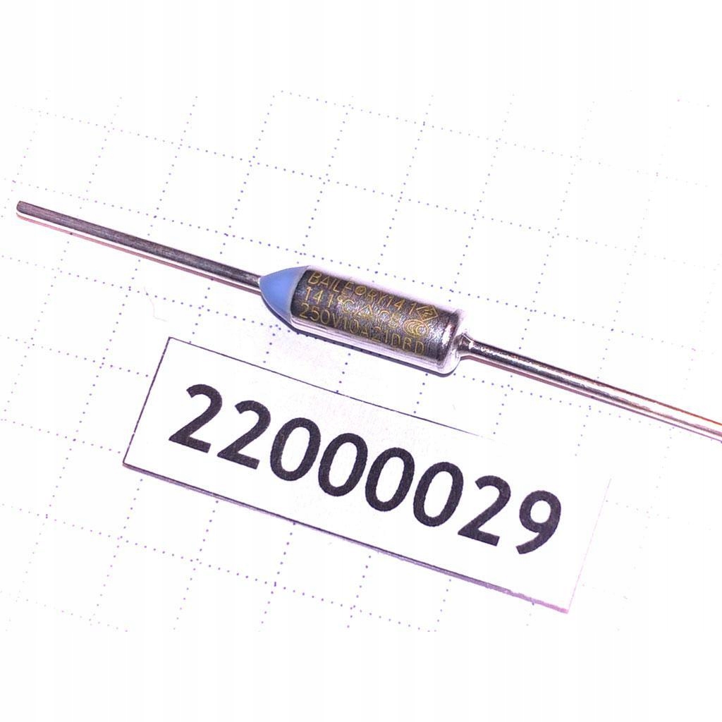 

Bezpiecznik termiczny 141C 10A 250V x2