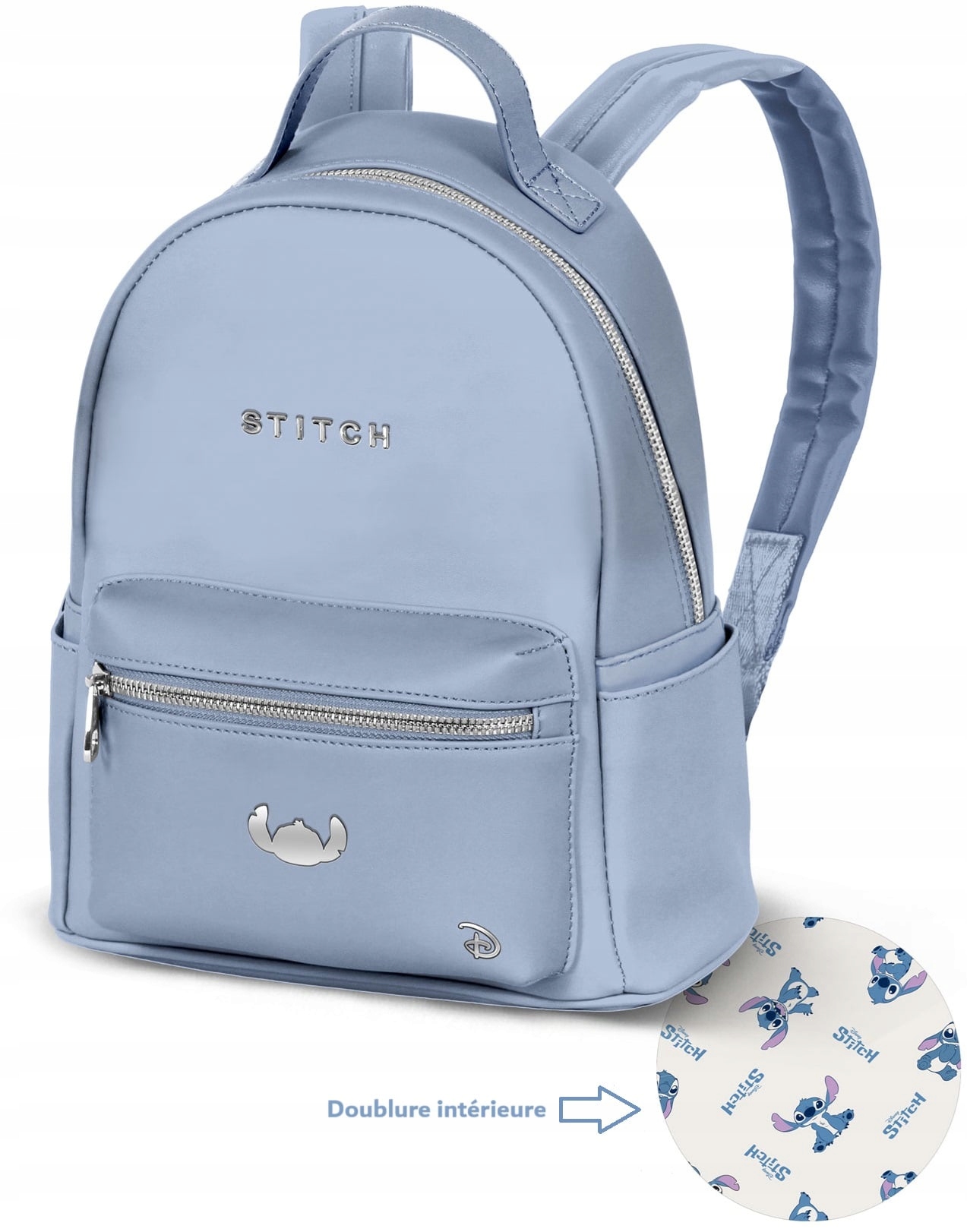 Stitch Modrý Fashion BackPack '28x24x11cm'