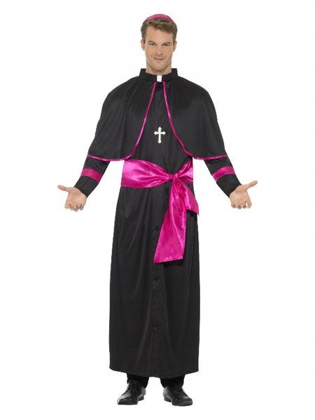 Kostým Kardinála Kardinál Biskup Kostelní Převlek Na Halloween M