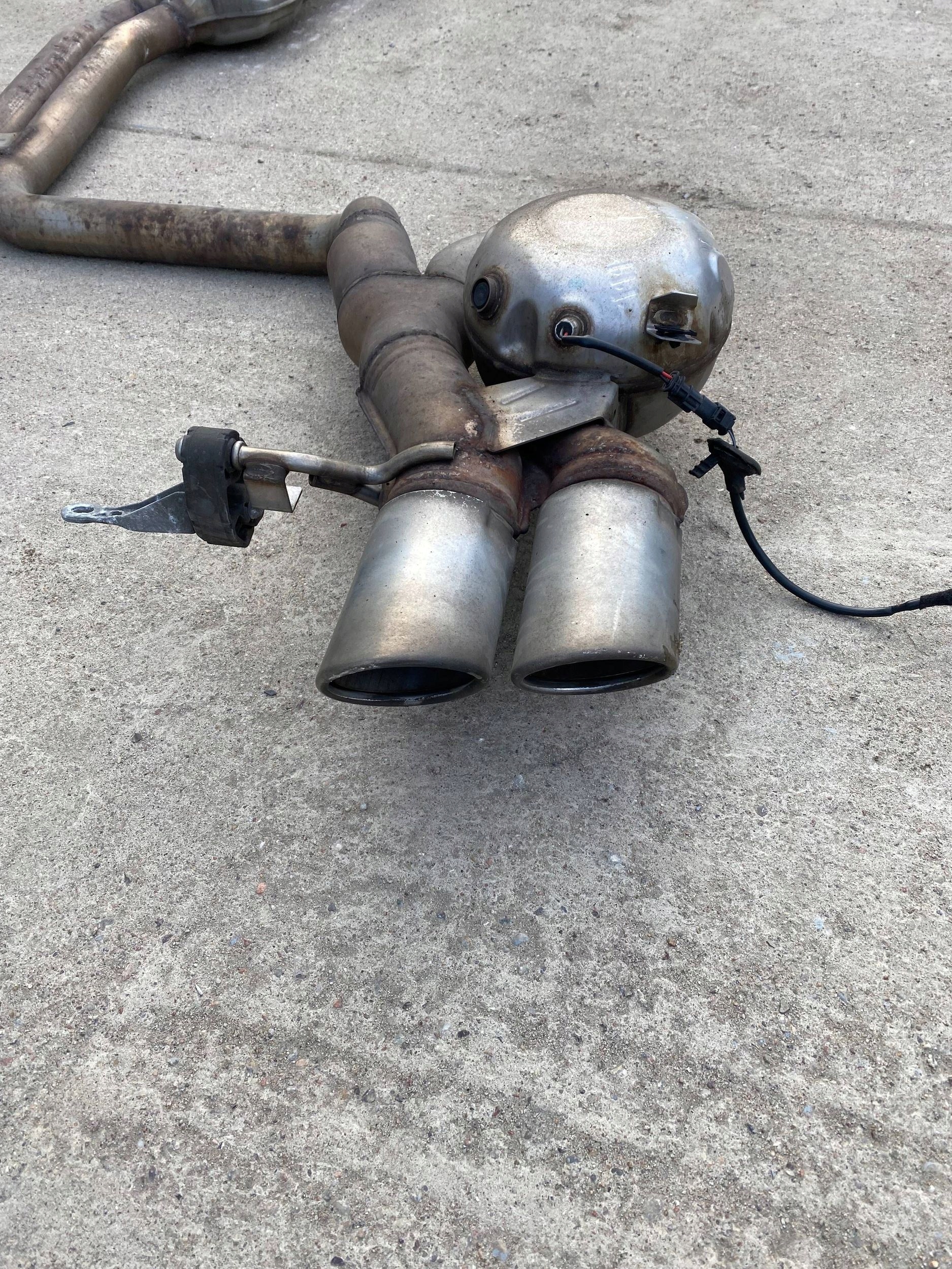 AUDI Q5 8R LIFT complete muffler, exhaust active 8R0253411D