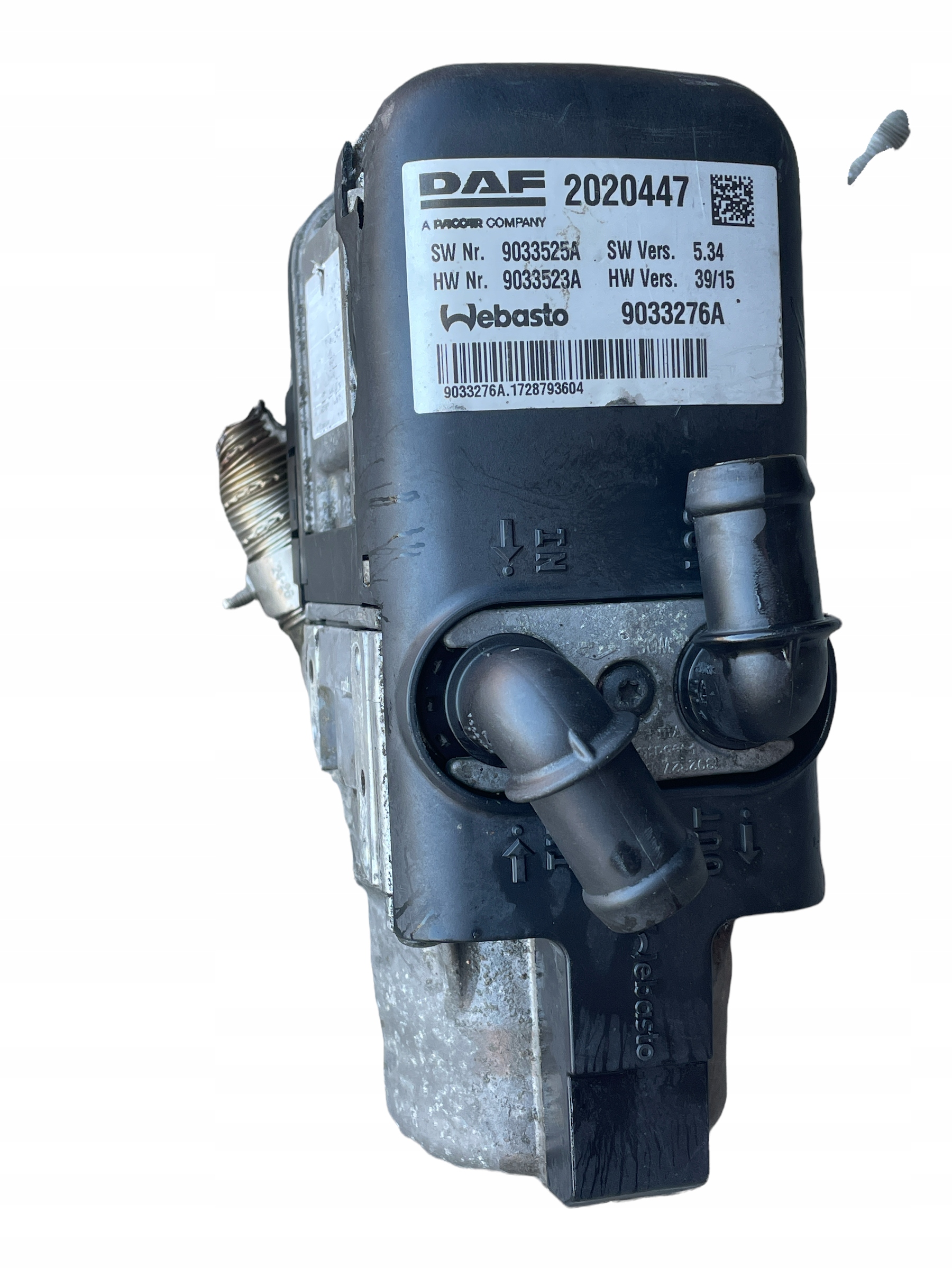 WEBASTO ВОДНА DAF XF 106 CF EURO6 LIFT 2020447